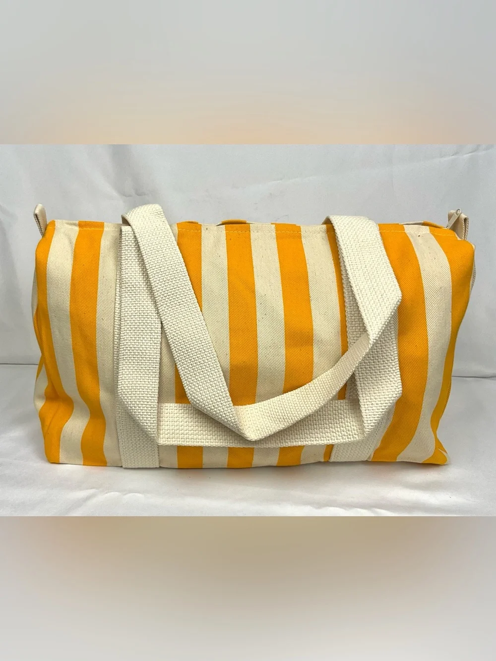 Troop Beverly Hills Costume Giorgio Beverly Hills Gym Bag Yellow Stripe Vintage